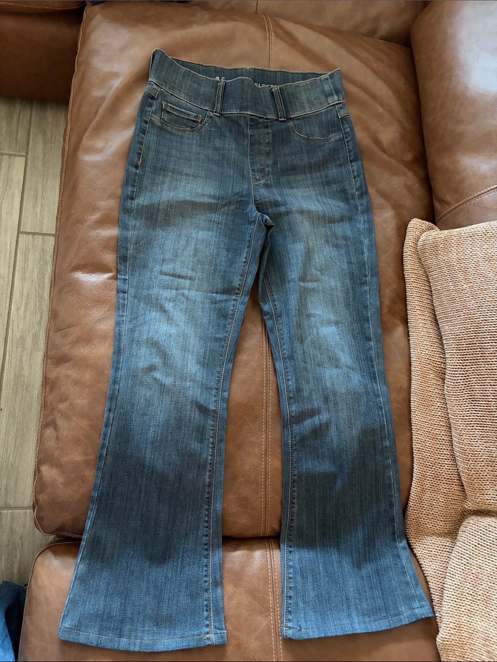 Natural Reflections Women's Dark Blue Flare Jeans